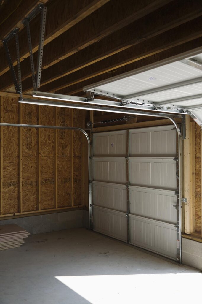 An overhead door in a commercial facility