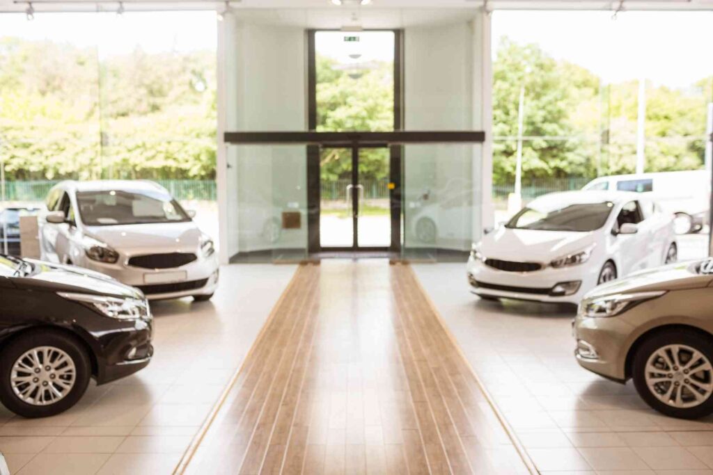 car dealership commercial doors
