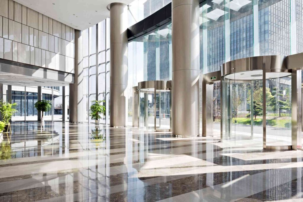 office building commercial doors