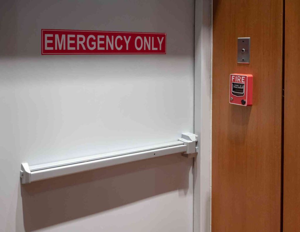 A Business Owner’s Guide to Commercial Door Lockset Types 4 panic hardware exit devices