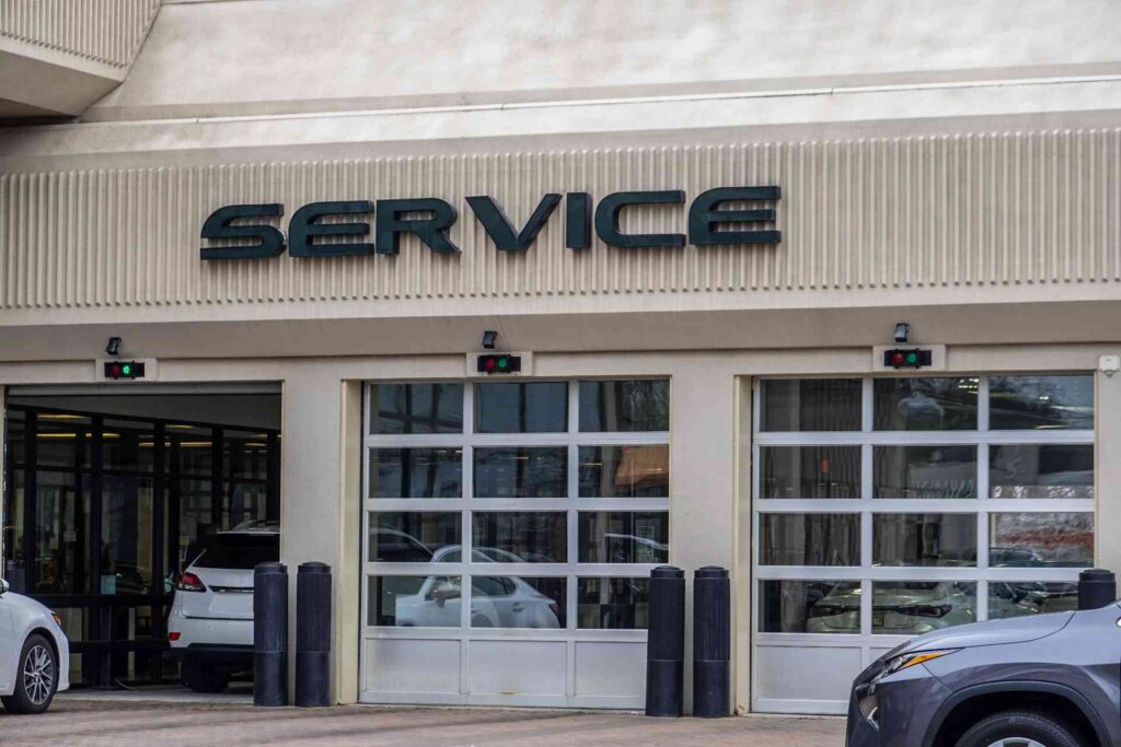 types of car dealership doors