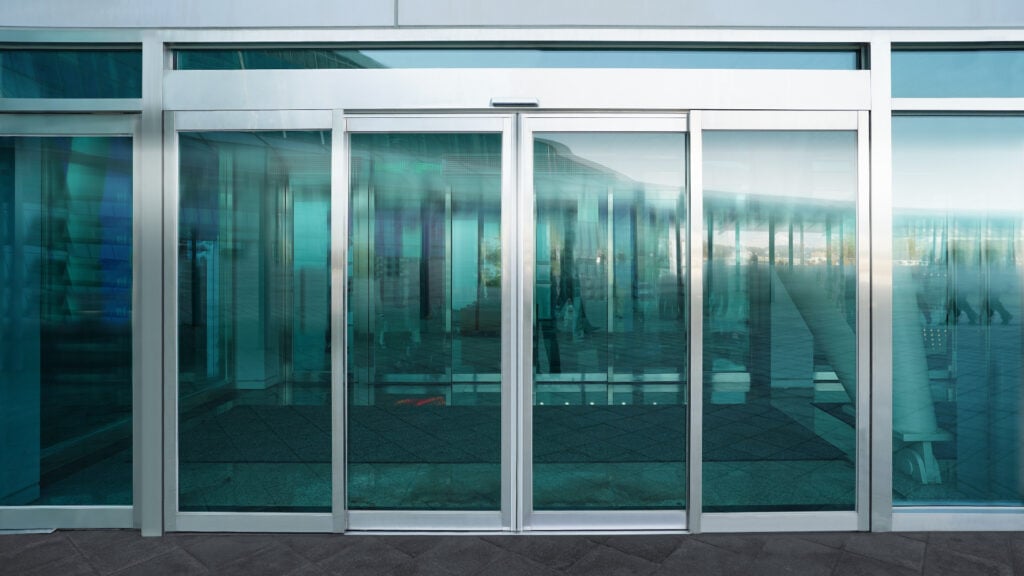 automatic anti vandalism doors for commercial use